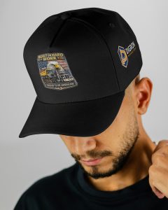 “Proud To Re American” Branded Cap Black