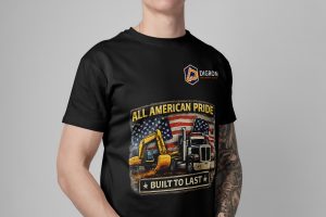 “Built To Last” Branded T-Shirt Black